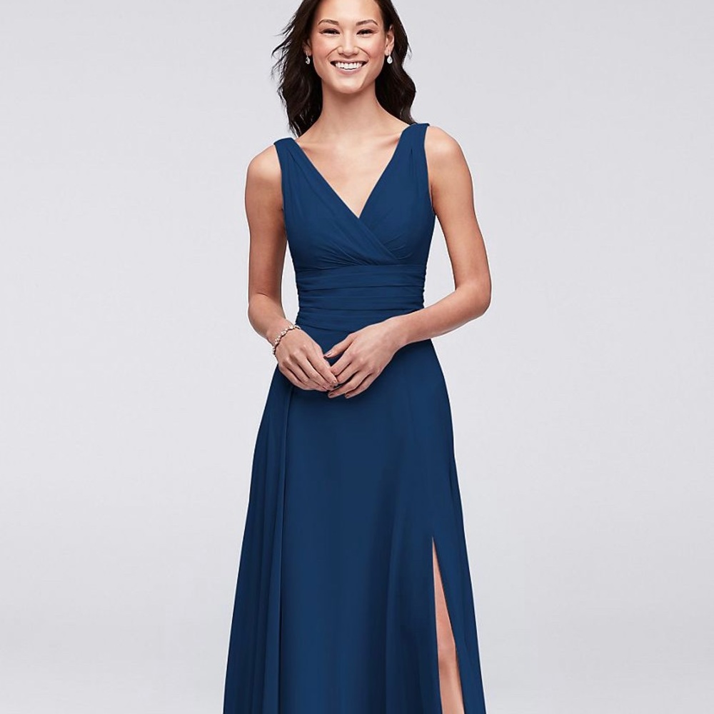 Tank long chiffon dress